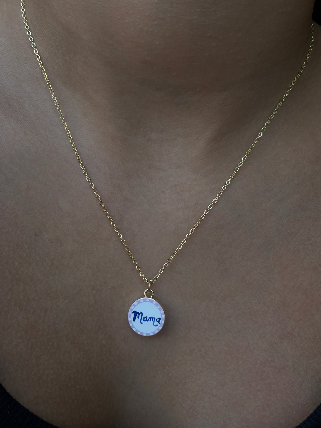 Collar minimalista « Mama »