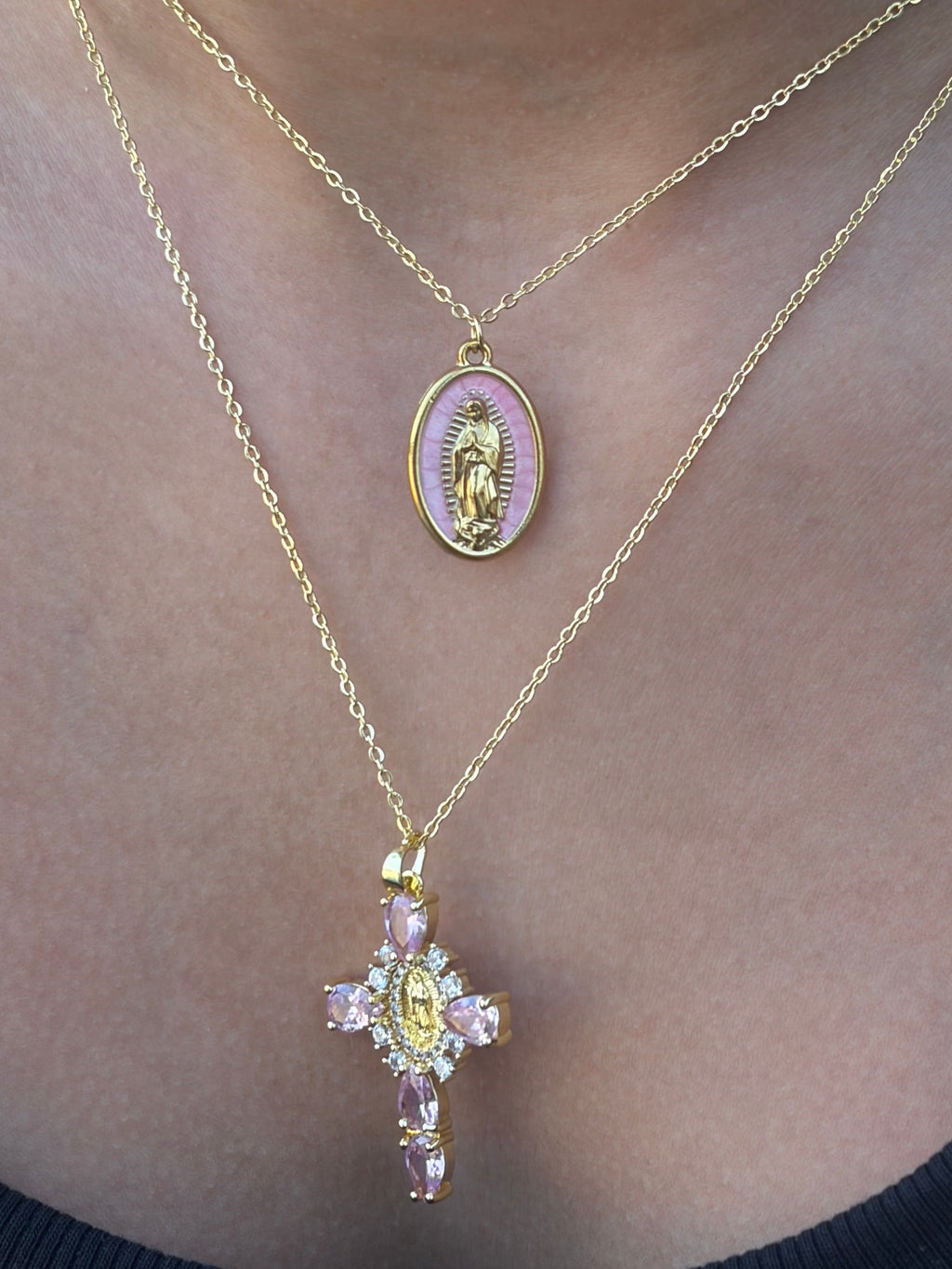 Conjunto de collares cristianos