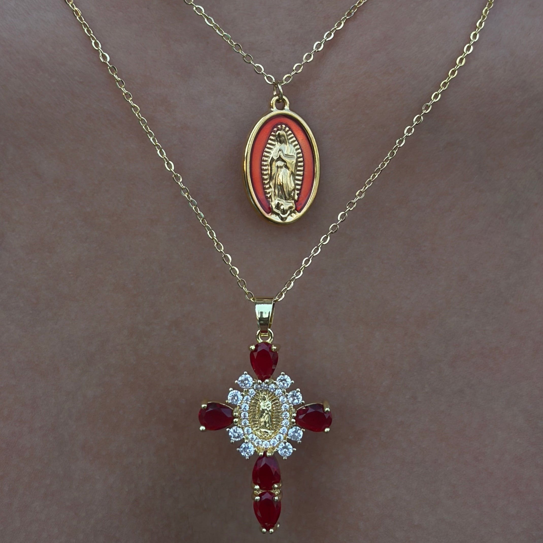 Conjunto de collares cristianos