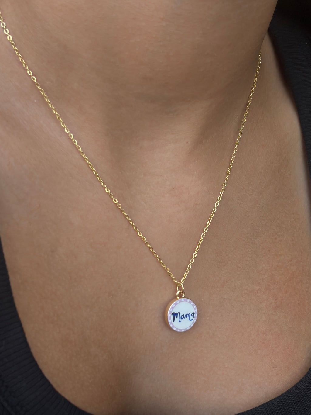 Collar minimalista « Mama »