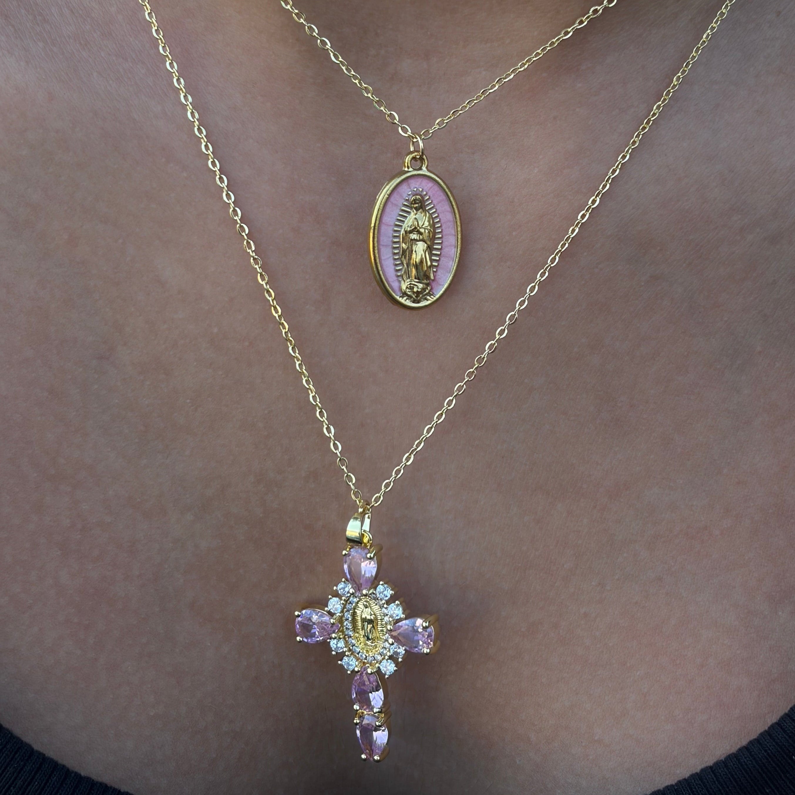 Conjunto de collares cristianos