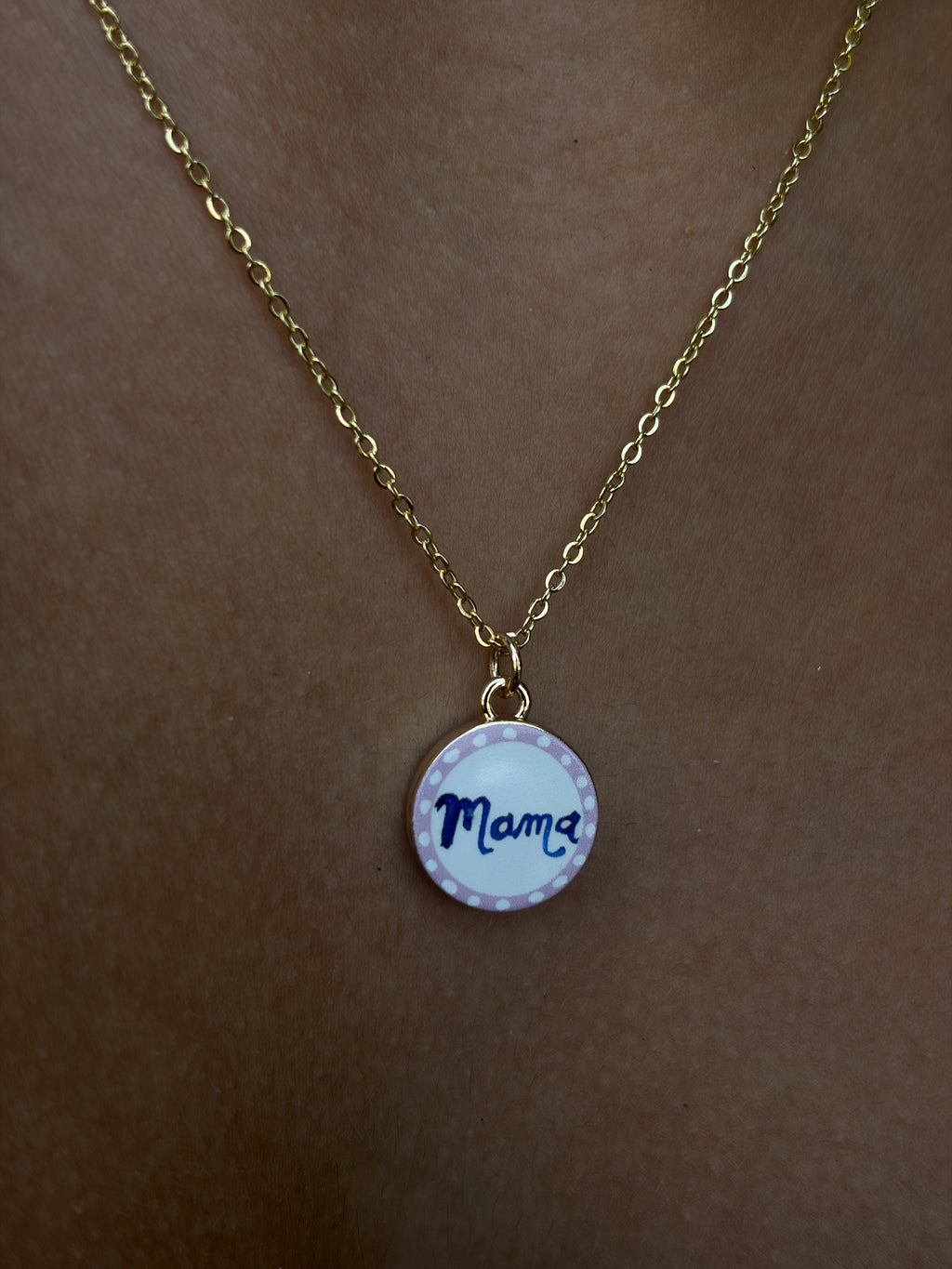 Collar minimalista « Mama »