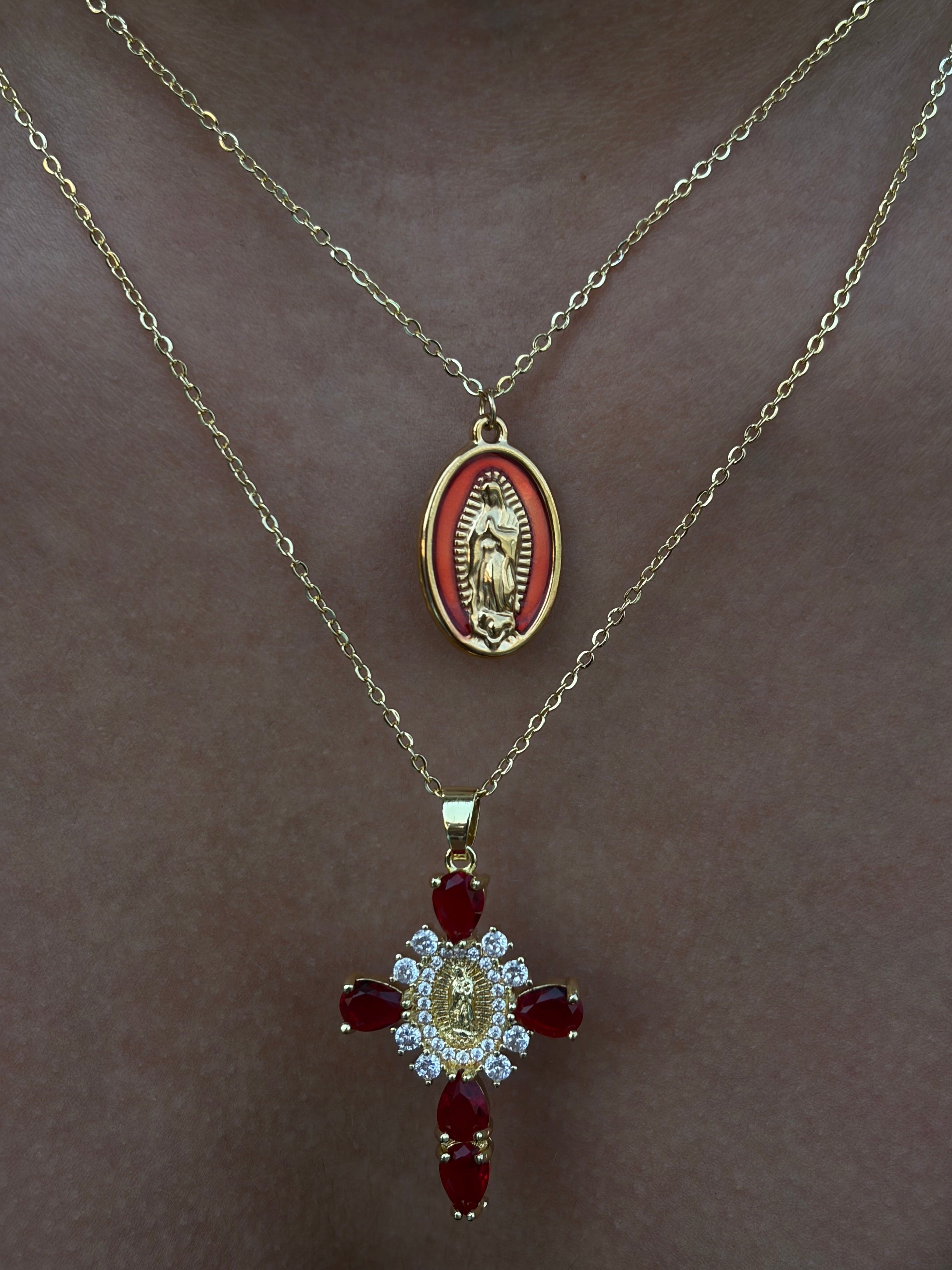 Conjunto de collares cristianos