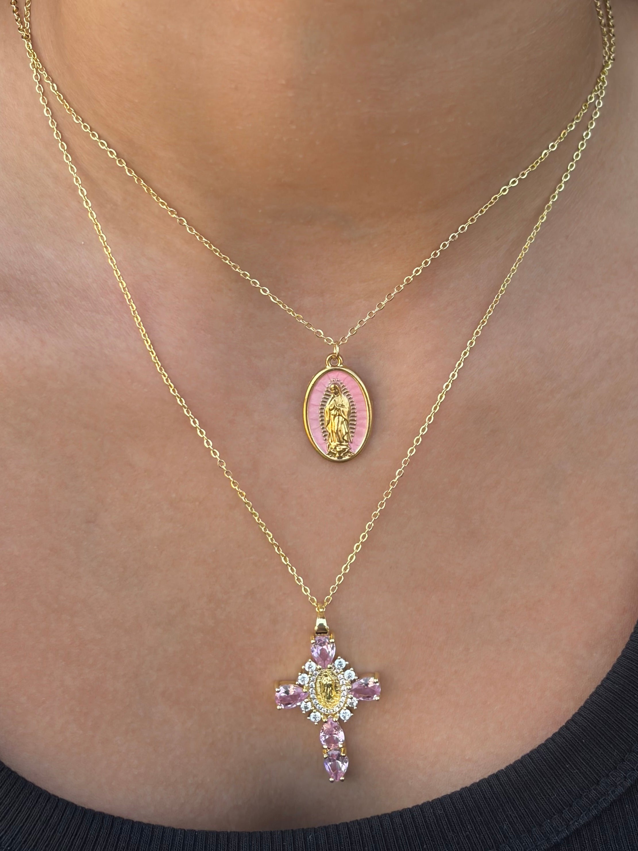 Conjunto de collares cristianos